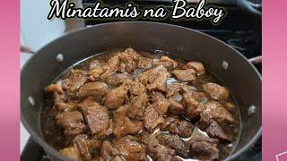 Minatamis na Baboy recipe. Super easy!