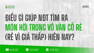 ĐIỀU GÌ GIÚP NĐT TÌM RA MÓN HỜI TRONG VÔ VÀN CỔ RẺ (RẺ VÌ GIÁ THẤP) HIỆN NAY?