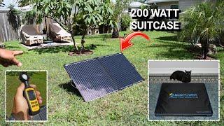 200 Watt ACOPOWER Suitcase Style Folding Solar Panel Any Good? Find Out