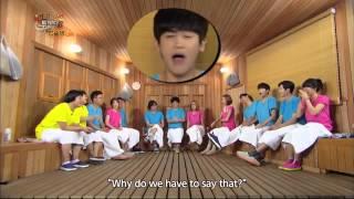 [ENG SUB] Hyungsik imitates Kwanghee - Happy Together (2014.10.16)