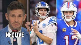 NFL LIVE | Josh Allen poised to have a monster game vs. Jared Goff & the Lions - Dan O. emphasized