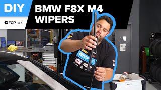 BMW F82 M4 Windshield Wiper Blade Replacement DIY (2015-2021 BMW F80 M3, F83 M4, F87 M2)