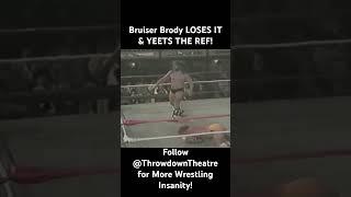 Bruiser Brody SNAPS & Yeets the Ref!  | Wild Brawl vs. Dick Slater