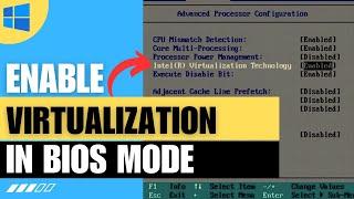 How to Enable Virtualization in BIOS on Windows 10 (Disable Fast Start First)