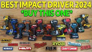 Best Impact Driver 2024? Milwaukee, DeWalt, Makita, Flex