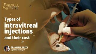 Types of intravitreal injections & their cost | Dr Anisha Seth Gupta -Eye Specialist -Excel Hospital