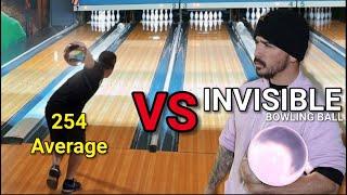 254 Average Bowler VS INVISIBLE Bowling Ball