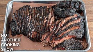 how to make a TEXAS STYLE SMOKED BEEF BRISKET