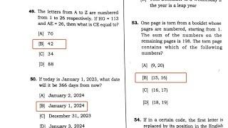 APPSC CSAT PAPER(II)|ANSWER SOLUTIONS |2024