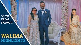 #MansoorWedsSameen | Hamare Walima Ki Highlights  Pakistani Wedding in Norway | Mansoor Elahi Vlogs