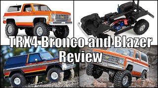 Traxxas TRX4 Chevy Blazer and Bronco Review - identical chassis with stunning bodies