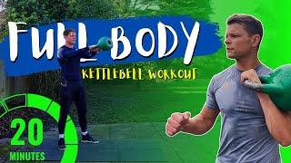 Advanced Full Body 20 min Kettlebell Workout / No Repeat