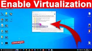 How to Enable Virtualization in Windows 10 | How to Enable Virtualization on PC