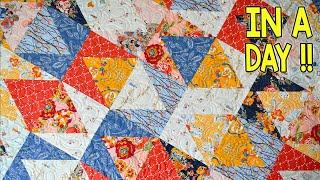 Heritage Diamonds | Layer Cake Quilt Pattern | Simple 60 Degree Triangles | Beginner Friendly