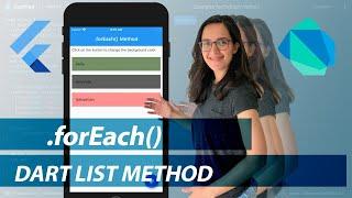 List Method .forEach() in Dart & Flutter