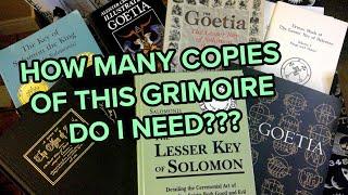 I have (at least) SIX COPIES of the Goetia. | The Lesser Key of Solomon | Occult Book Club