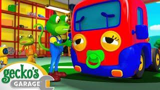 Baby Truck Gets Sick | Baby Truck | Gecko's Garage | Kids Songs