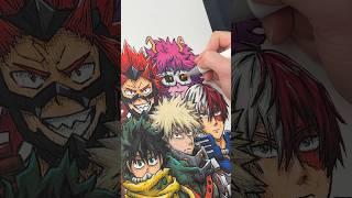 Drawing ALL of Class 1-A | Mina Ashido | My Hero Academia