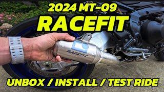 2024 MT-09 RACEFIT Growler X / Unboxing / Install / Test Ride