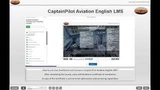 CaptainPilot Aviation English LMS