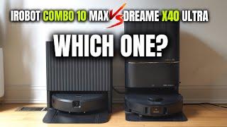 iRobot Combo 10 Max vs Dreame X40 Ultra - Why IROBOT can't COMPETE