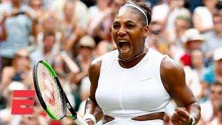 Serena Williams beats Alison Riske in 3 sets, advances to semifinals | 2019 Wimbledon Highlights