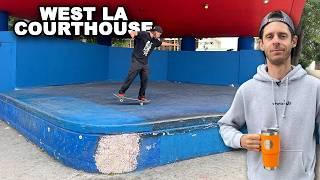 Skating The West LA Courthouse!? Feat. Chris Roberts and Zach Doelling - Spot History Ep. 23