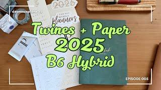  Twines & Paper 2025 B6 Hybrid Planner