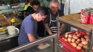 Cesar Millan and his son Andre flipping prata