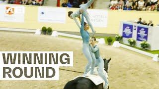 Germany's Squad Vaulting Performance Lights Up the Arena! I FEI Vaulting European Championship