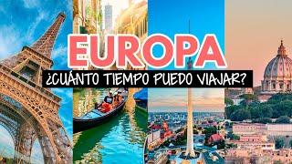 Tiempo permitido para viajar a Europa - ¿Cómo funcionan los 90 días?