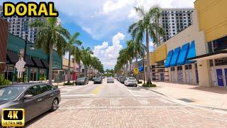 Doral Florida Driving Through