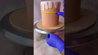 Making a Fruity Cartoon Illusion Comic Cake with sugar paste fondant with Drippy Cutter