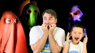  LIVE! | Rainbow Ghost Hunt | Best Halloween Songs By Papa Joel's English