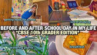 Usual Day In My Life Before and After School as A *CBSE 10th Grader*  | Dia Gautam