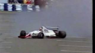 1989 Cheever Adelaide Qualifying crash