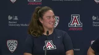 Arizona Softball Media Day - Arizona Players