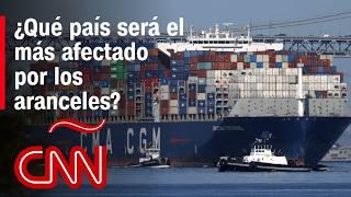 ¿Qué país sentirá más el impacto inflacionario de los aranceles de Trump?