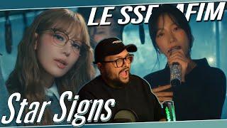 LE SSERAFIM 'Star Signs' Lyric Video REACTION | So Sweet 