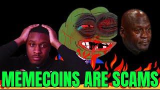 I JUST LOST ALL MY MONEY IN MEMECOINS