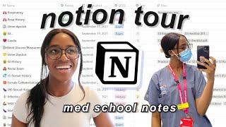 HOW I USE NOTION TO ORGANIZE MY NOTES  (medical student Notion set up)