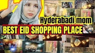 Hyderabadi mom Best Eid Shopping place 15 roza | Hyderabadi vlogger mom #eidspecial #hyderabad #vlog