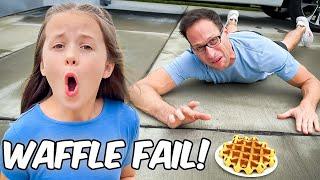 FOOD FAIL! DAD GOT HURT SAVING A WAFFLE! The McCartys