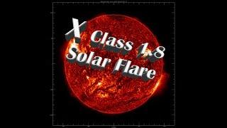 ALERT - X Class Solar Flare, Power Outages Reported West Coast USA