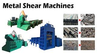 High Performance Scrap Metal Shearing Machine For Waste Metal Recycling Line