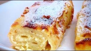 How to make Crepes | Sweet Crepes With Creme Cheese | French Crepe Recipe