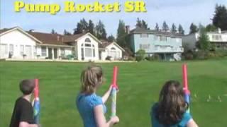 The PUMP ROCKET Line of Air-Powered Foam Rockets by Geospace