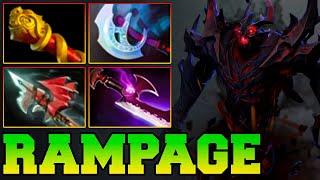 Rampage + 24 Kills Shadow Fiend Dota 2 ! SF Dota 2 Carry Mid Meta Best Pro Gameplay Build Guide 7.37