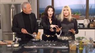 Suzanne Somers cooking on the Fran Drescher show