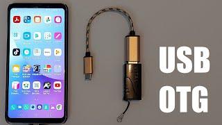 How to use a USB OTG cable in Android phones to transfer photos and other files